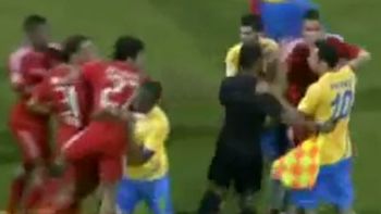 un brasileno causo una terrible batalla campal en el futbol de qatar un brasileno causo una terrible batalla campal en el futbol de qatar