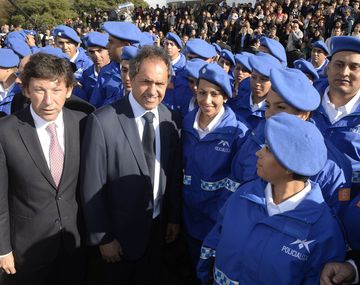 Scioli lanzó la Policía local en territorio hostil