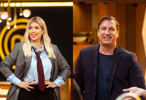 Así fue el primer cruce de chicanas entre Maxi López y Wanda Nara en MasterChef Celebrity: Congelado...