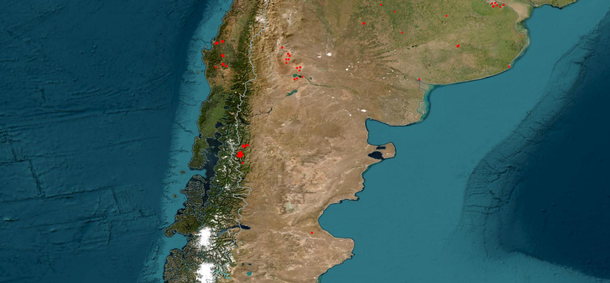 Mapa de incendios forestales