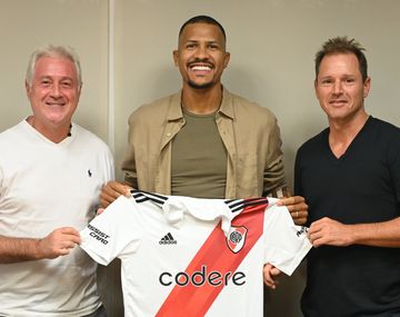 Oficial: Salomón Rondón fue presentado como el cuarto refuerzo de River