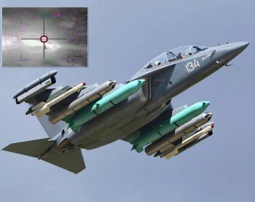 Israel difundió un video que muestra el presunto derribo de un avión iraní 