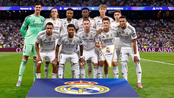 Real Madrid venció 2-1 a Marsella con doblete de Mbappé y récord histórico de Franco Mastantuono