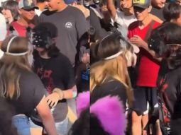Delirio total: así fue la pelea de dos therian en una plaza de Uruguay