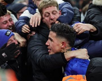 El gol agónico de Enzo ante el City: el eufórico festejo en la tribuna