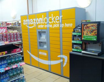 Amazon Locker en un 7-Eleven