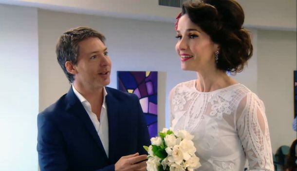 Hubo confites: Suar y Oreiro se casaron en la pantalla