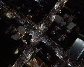 Impresionante vigilia en la casa de Cristina Kirchner