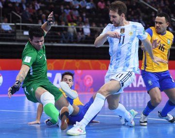 Argentina le ganó a Brasil y es finalista del Mundial de futsal