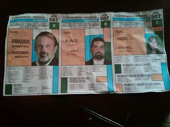 Amadeo renunció, pero figura en la boleta de Compromiso Federal