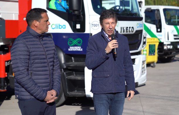 Higiene urbana: Gustavo Posse presentó un nuevo sistema de recolección bilateral