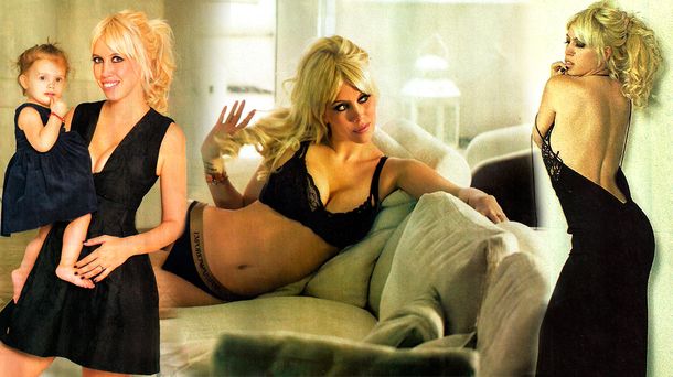 Las fotos de Wanda Nara, sensual y ostentosa en su casa de Milán
