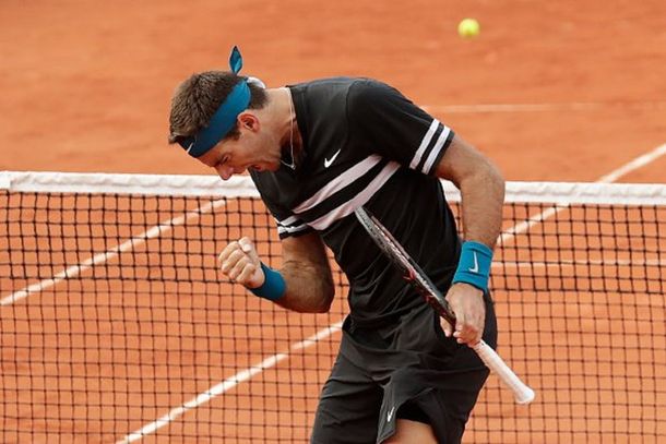 Del Potro en Roland Garrós - Crédito:&nbsp;@ESPNtenis