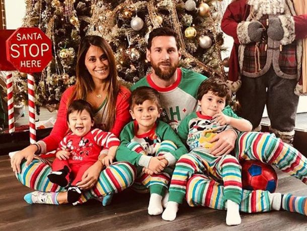 La tierna foto navideña de Lionel Messi que se volvió viral