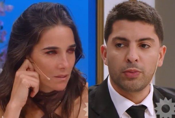 Gastón Edul con Juana Viale en Almorzando con Juana (El Trece).