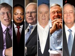 ¿Quiénes son los diez millonarios más importantes del mundo?