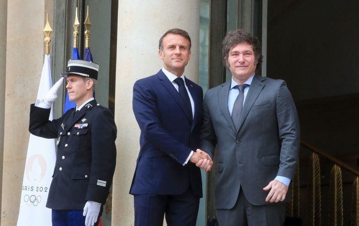El presidente Javier Milei mantuvo un encuentro con el mandatario francés Emmanuel Macron.