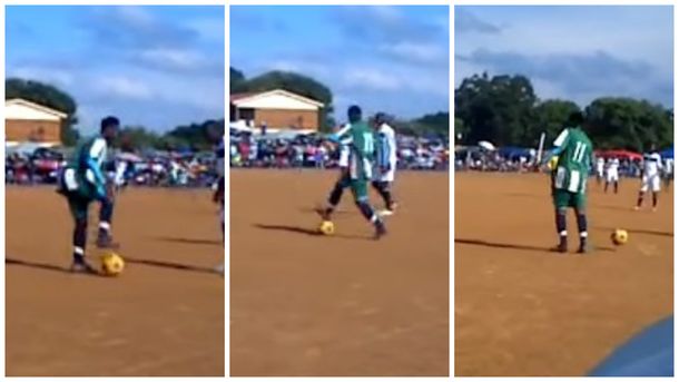 Ideal para Ruggeri: mirá al futbolista más canchero del mundo