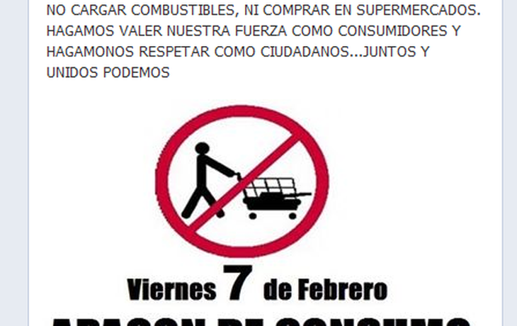Proponen realizar un apagón de consumo