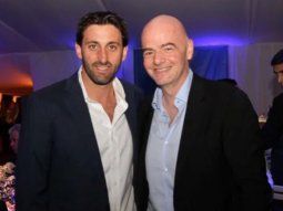 Diego Milito con Infantino.
