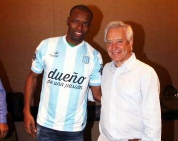 Racing consiguió su primer refuerzo: llegó el colombiano Wason Rentería