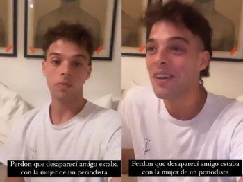 Maratea reapareció en redes con una chicana sobre la mujer de un periodista