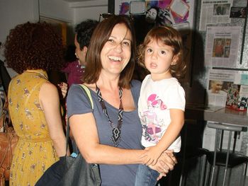 Mercedes Morán llevó a su nieta al teatro