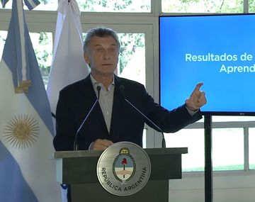 En medio del paro docente, Macri presentó los resultados de la prueba Aprender