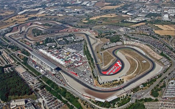 El circuito de Barcelona. El circuito de Barcelona.