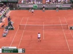 El punto de Schwartzman y Djokovic El punto de Schwartzman y Djokovic
