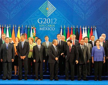 La Presidente estuvo lejos de los mandatarios de Reino Unido y España