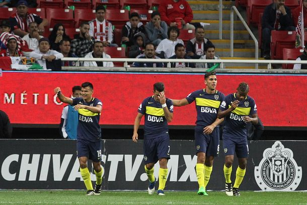 Walter Bou celebra el gol que abrió el marcador