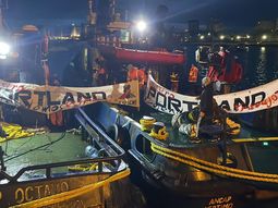 La Federación Ancap se encuentra ocupando remolcadores en el puerto de Punta del Este durante 24 horas. La Federación Ancap se encuentra ocupando remolcadores en el puerto de Punta del Este durante 24 horas.
