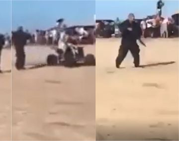 Mar del Plata: un policía le gatilló porque iba rápido en cuatriciclo