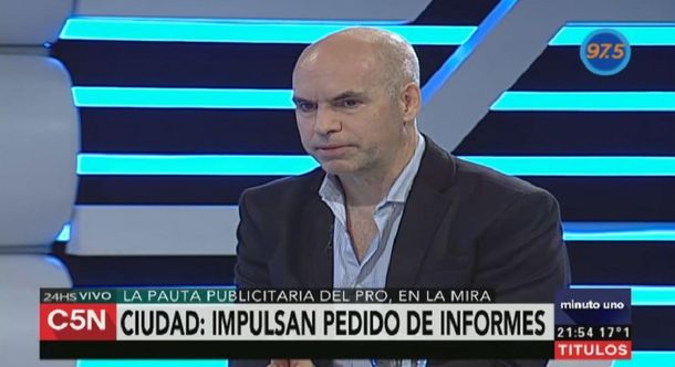 Rodríguez Larreta en C5N: El Pro siempre da la cara