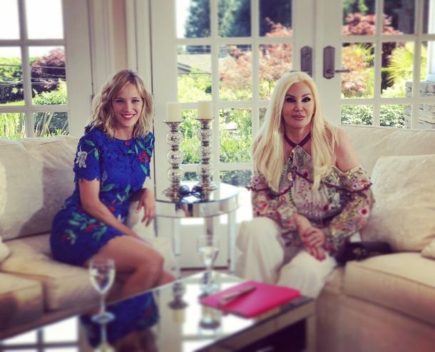 Luisana Lopilato con Susana Giménez