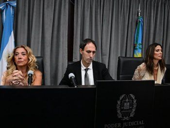 Jueces Verónica M. Di Tommaso, Maximiliano Savarino y Julieta Makintach.