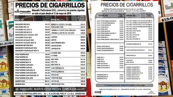 por la caida en el consumo, bajaron los precios de todos los cigarrillos por la caida en el consumo, bajaron los precios de todos los cigarrillos