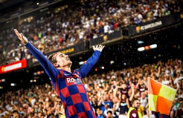 Antoine Griezmann brilló en su debut en La Liga con el Barcelona