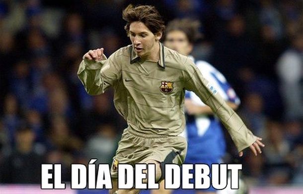 Hace 10 años debutaba Messi en la primera del Barcelona