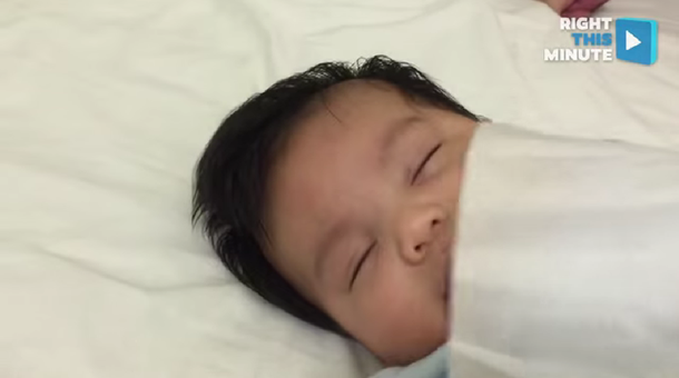 La solución para los padres: ¿Cómo dormir a un bebé en un minuto?