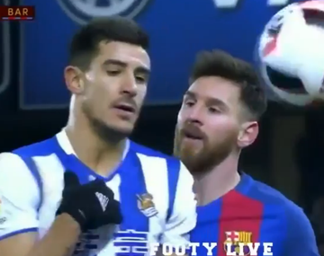 La furia del rosarino contra su rival