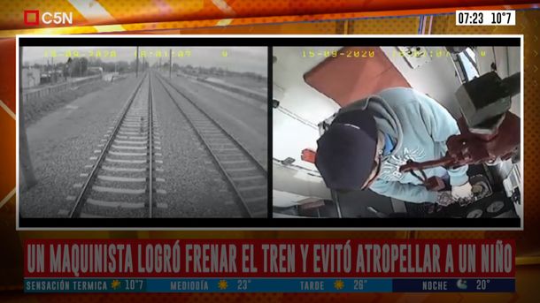 Milagro en el tren Roca: un nene caminaba por las vías y se salvó de ser atropellado