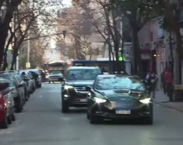 Así llegó Cristina a la sede del PJ en la previa al fallo de la Corte Suprema