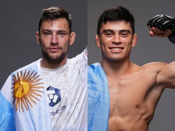Dos argentinos pelearán en la cartelera principal de UFC este fin de semana: horarios, TV y otros detalles