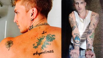 Los tattoos de El Polaco. Los tattoos de El Polaco.