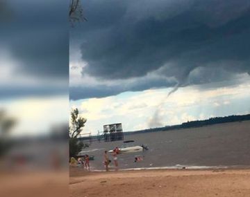 Impresionante video de un tornado