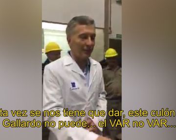 La chicana de Macri en la previa del Superclásico: Este culón de Gallardo