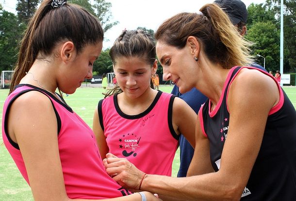 Gran convocatoria en el Campus Deportivo de Luciana Aymar