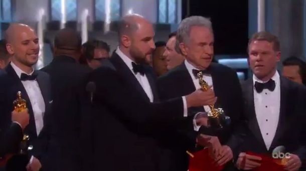 Anunciaron a La La Land pero el Oscar era para Moonlight